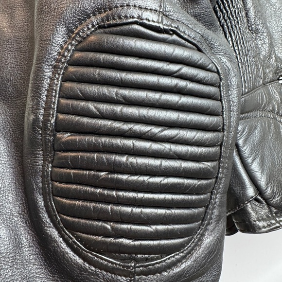 Vintage Leather Protech Apparel Motorcycle Jacket Sz 44 - Picture 10 of 13